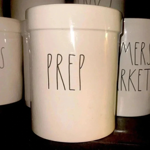 Rae Dunn Clay Artisan Collection by Magenta Utensil Holder Kitchen/Crock PREP - Picture 1 of 1
